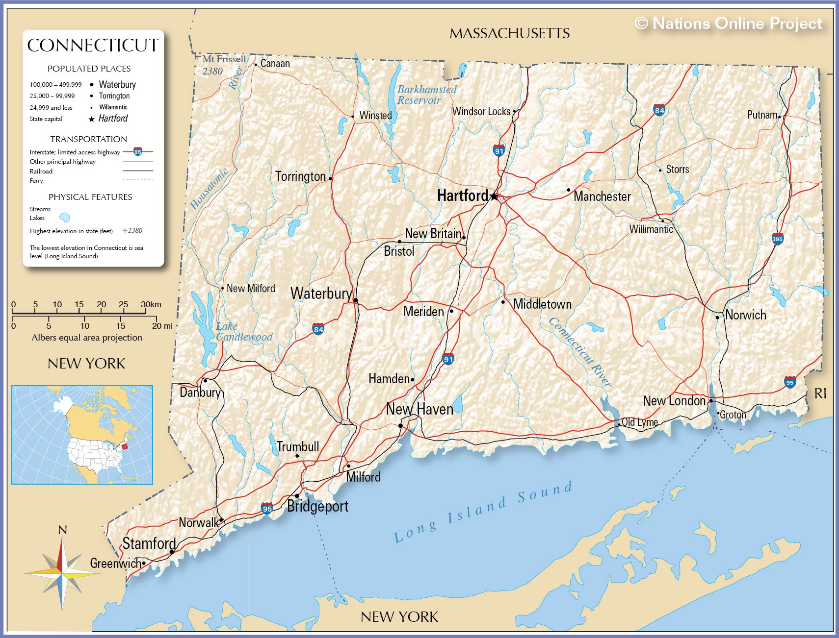 Connecticut_map Connecticut State is trying to solve its waste issues