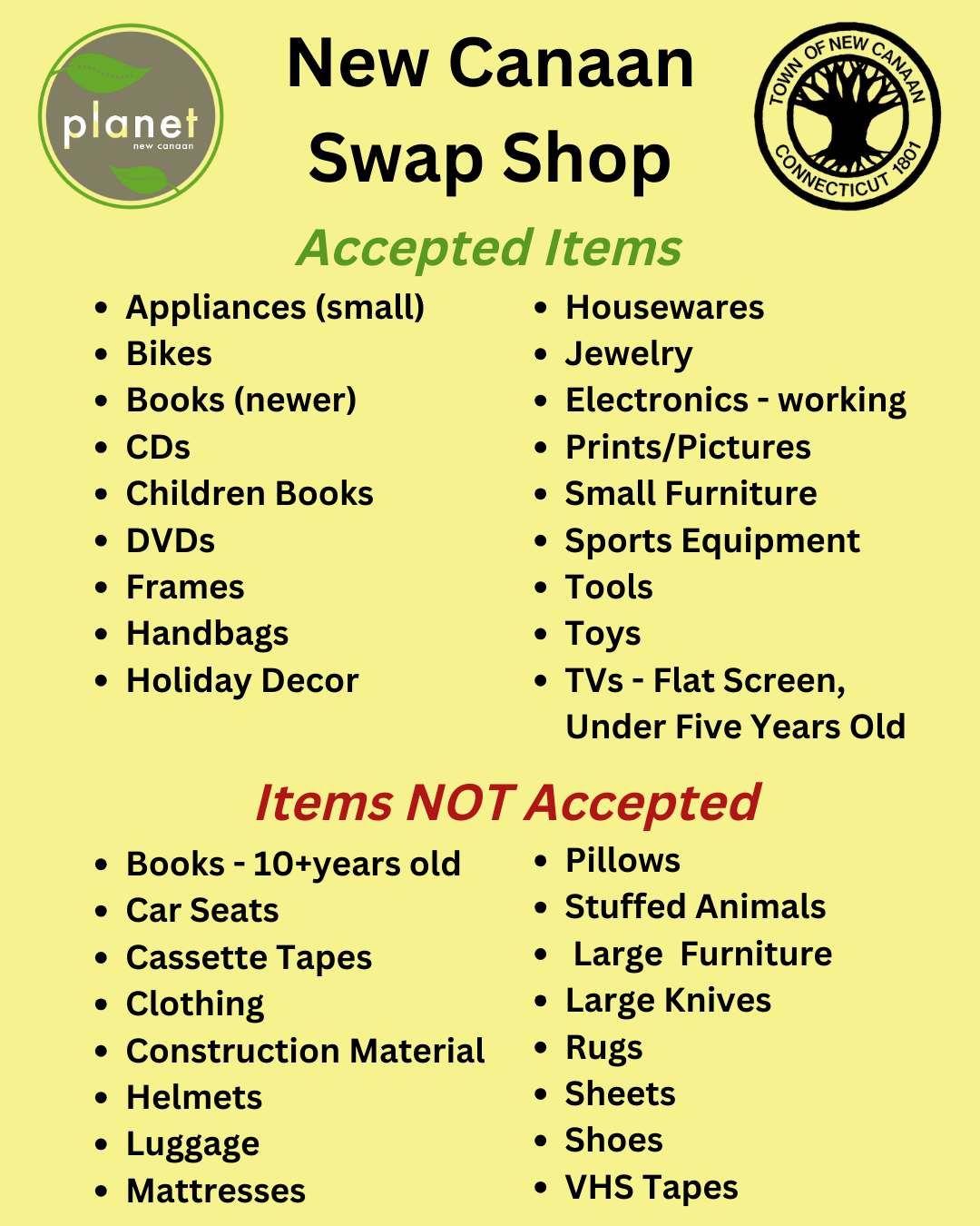 Reduce waste with the Swap Shop